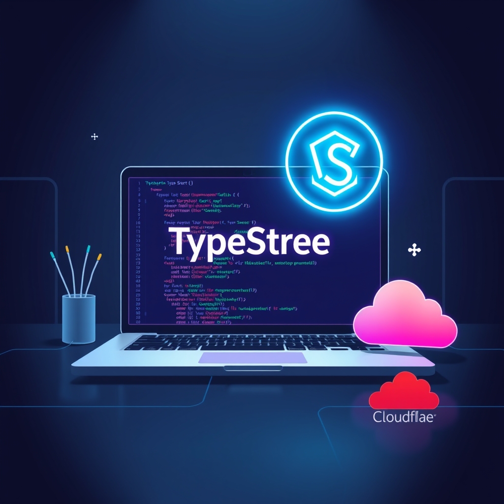TypeScript full-stack deployment illustration