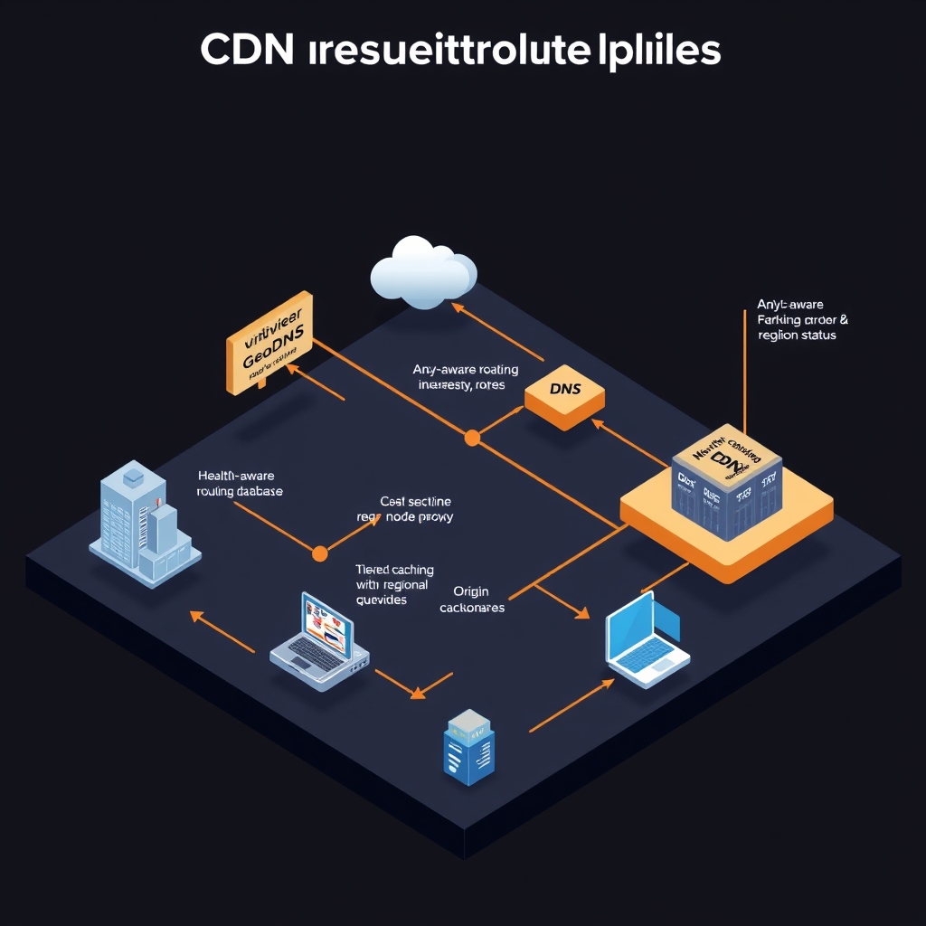 How CDNs Decide Where to Serve a Request architecture illustration