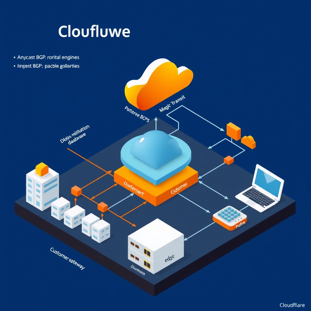 How Cloudflare Routes Traffic Across Its Global Edge Network architecture illustration
