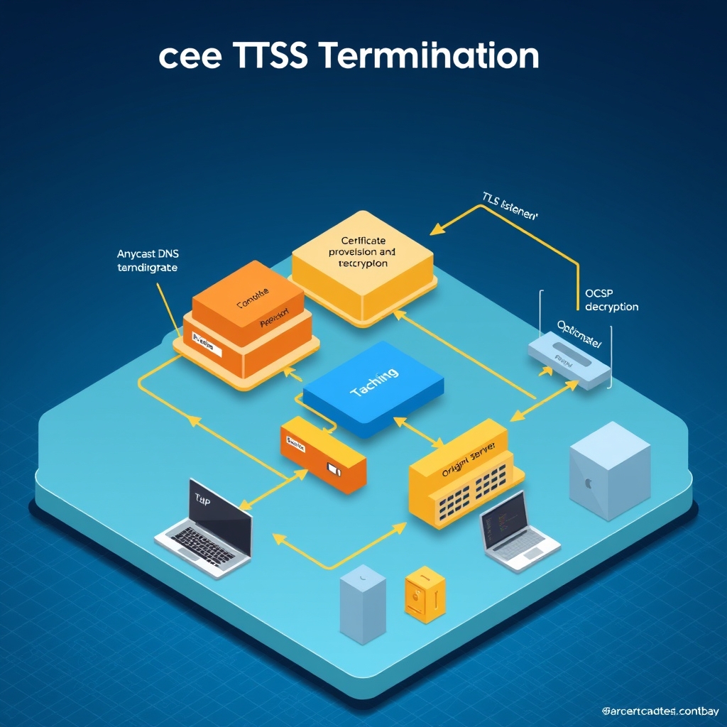 How TLS Termination Works at the Edge architecture illustration