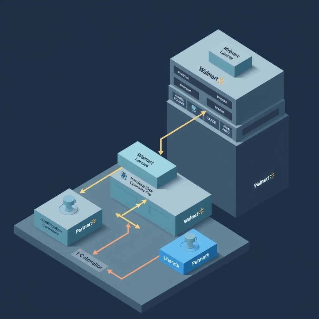 Walmart Architecture architecture illustration