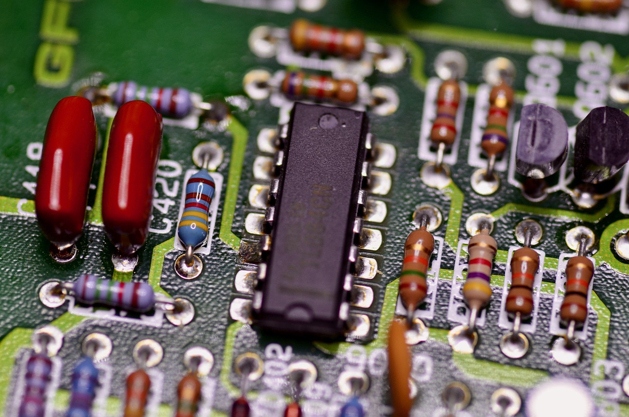 circuit board closeup